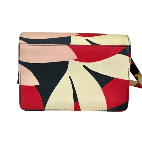 Marni Medium Colorblocked Leather Trunk Shoulder and Crossbody Bag