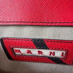 Marni Medium Colorblocked Leather Trunk Shoulder and Crossbody Bag
