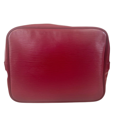 Louis Vuitton Drawstring Petit Noe Red Epi Leather Bag
