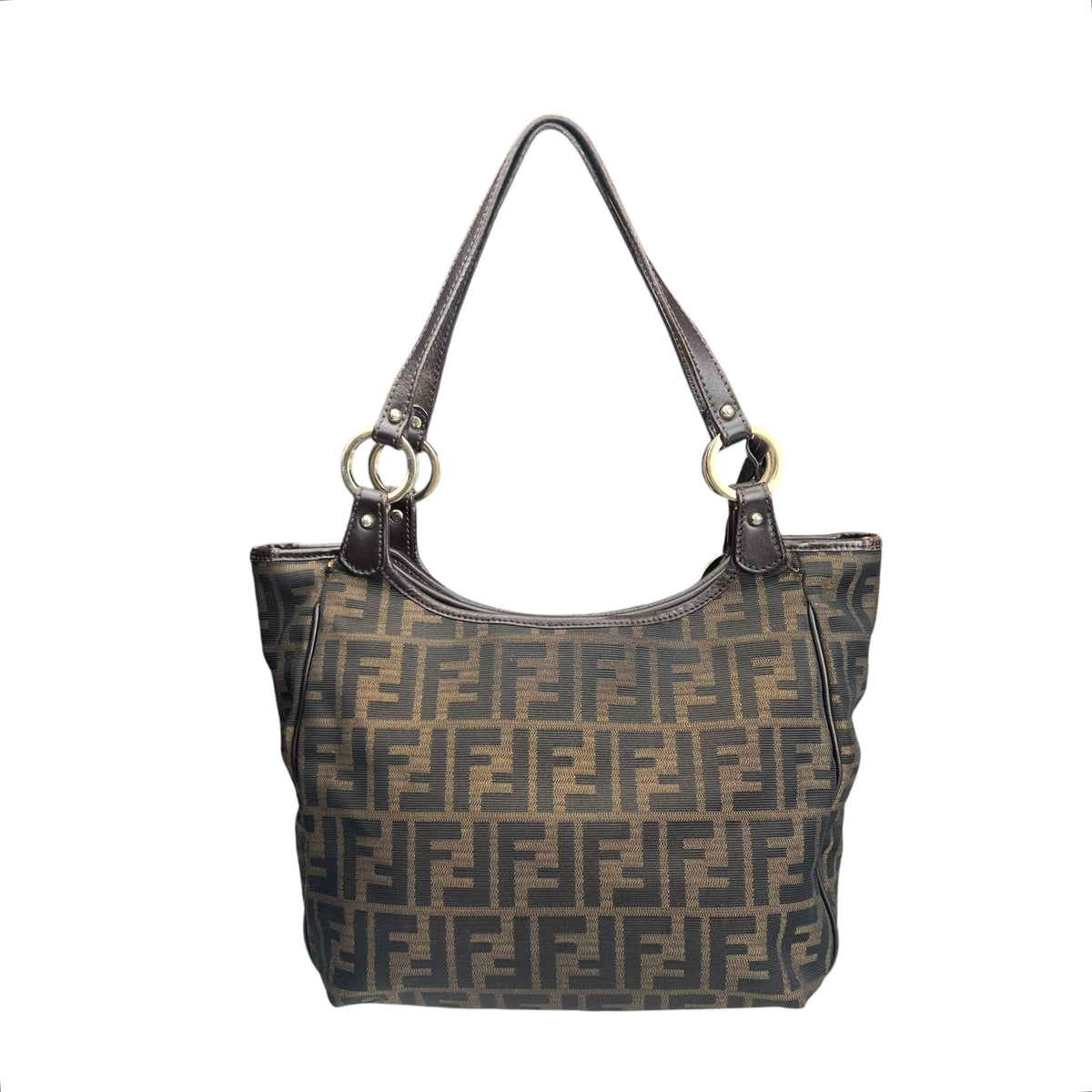 FENDI Zucca Pattern Handbag