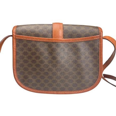 Pre-owned celine-folco-leather-handbag back view