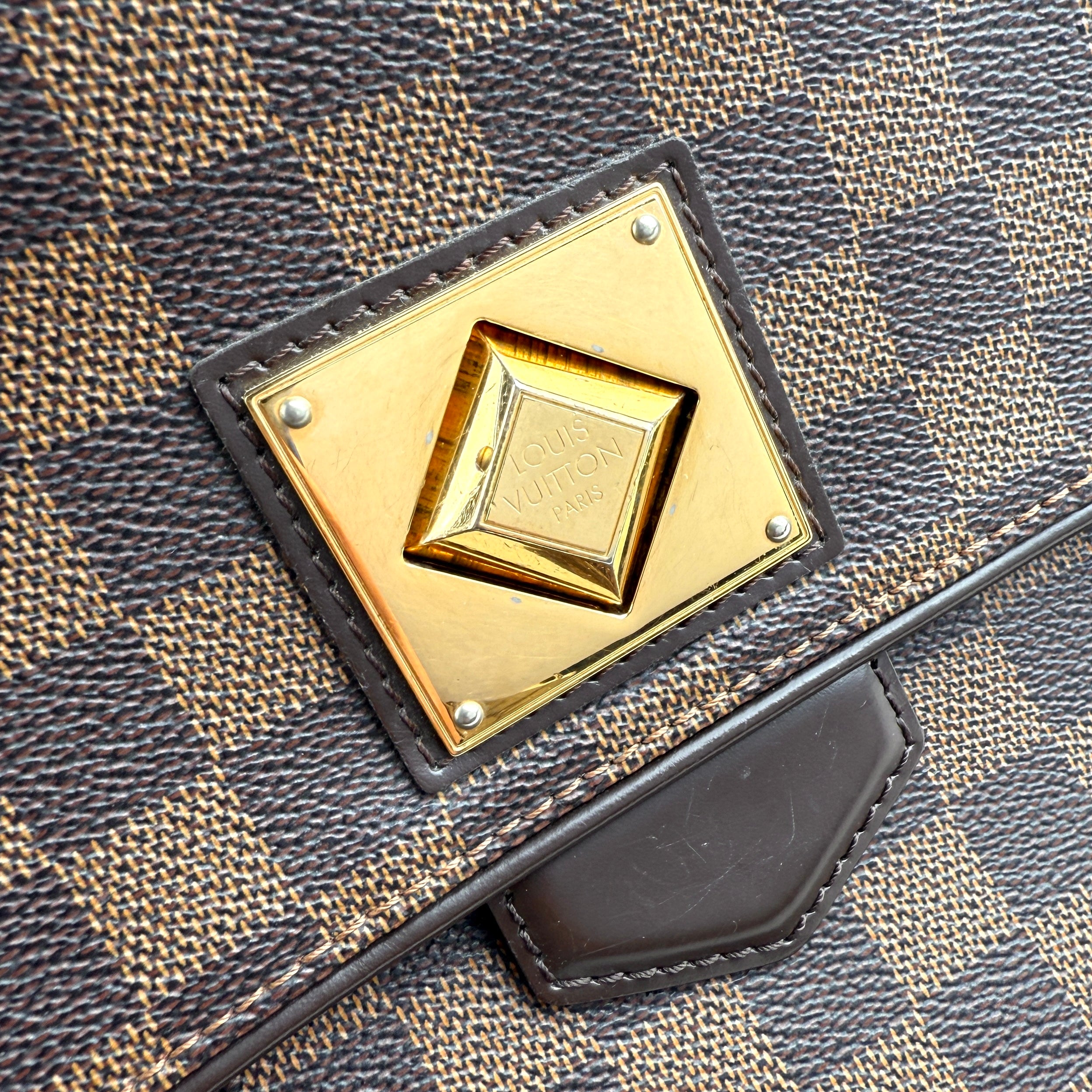 Pre-owned louis-vuitton-damier-canvas-bergamo-bag