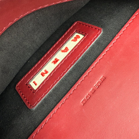 Marni Medium Colorblocked Leather Trunk Shoulder and Crossbody Bag