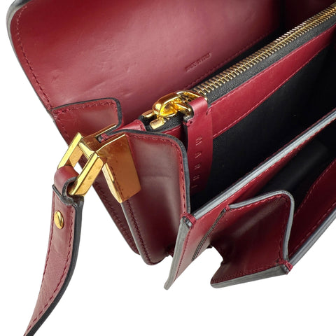 Marni Medium Colorblocked Leather Trunk Shoulder and Crossbody Bag