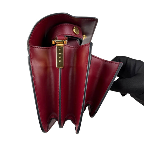 Marni Medium Colorblocked Leather Trunk Shoulder and Crossbody Bag