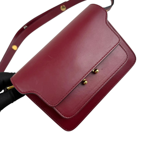 Marni Medium Colorblocked Leather Trunk Shoulder and Crossbody Bag