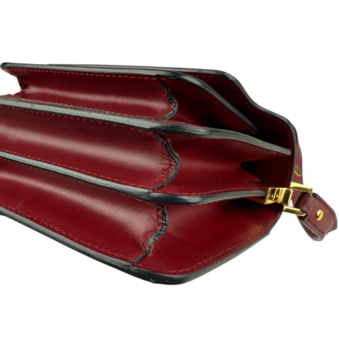 Marni Medium Colorblocked Leather Trunk Shoulder and Crossbody Bag