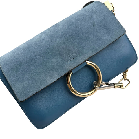Chloe Chloé Faye leather crossbody bag