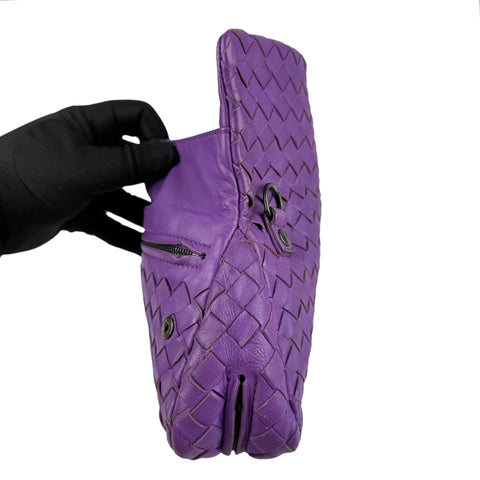 Bottega Veneta Baby Nappa Intrecciato Olimpia Crossbody