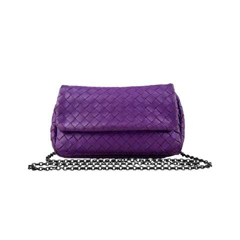 Bottega Veneta Baby Nappa Intrecciato Olimpia Crossbody