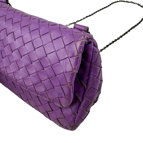 Bottega Veneta Baby Nappa Intrecciato Olimpia Crossbody