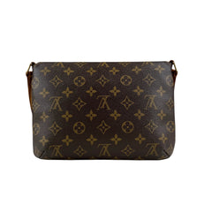 Pre-owned louis-vuitton-monogram-musette-tango-shoulder-handbag back view