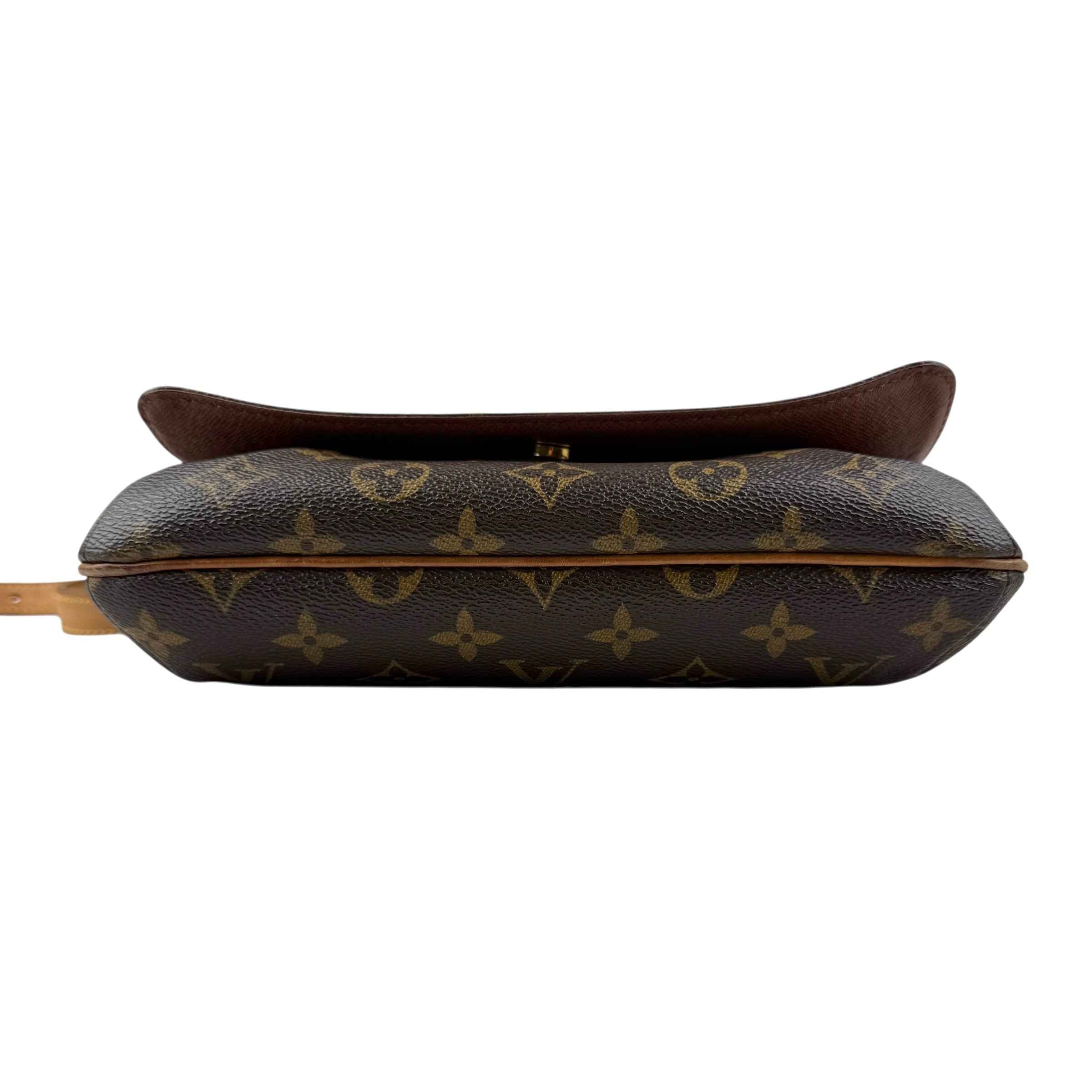 Louis Vuitton Musette Tango Monogram Canvas Shoulder Bag