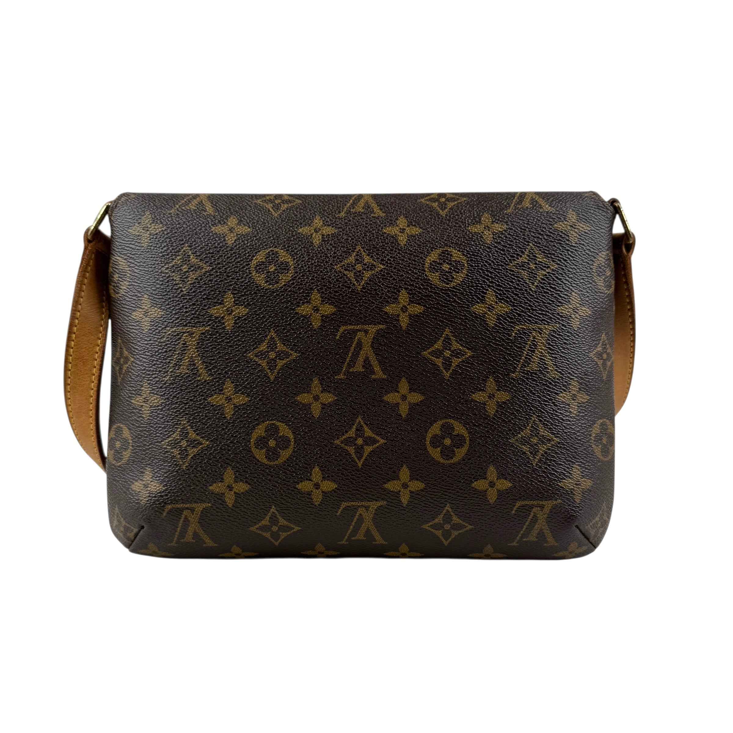 Louis Vuitton Musette Tango Monogram Canvas Shoulder Bag