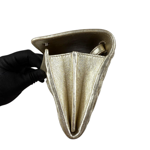 Miu Miu Continental Chain Wallet Matelasse Leather