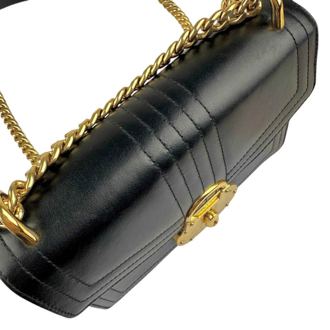 Prada Padlock Chain Black crossbody bag