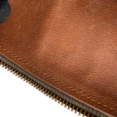 Pre-owned louis-vuitton-neo-papillon-duffle-brown-leather