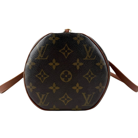 Pre-owned louis-vuitton-neo-papillon-duffle-brown-leather