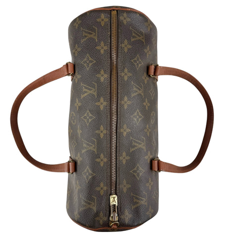 Pre-owned louis-vuitton-neo-papillon-duffle-brown-leather