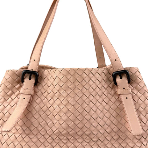 Bottega Veneta Nappa Intrecciato Leather Tote