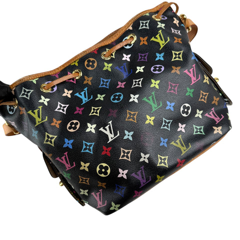 Louis Vuitton Monogram Multicolor Petit Noe Bag Black