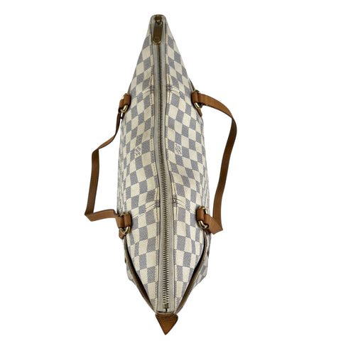 Louis Vuitton Totally Shoulder Bag Beige Leather