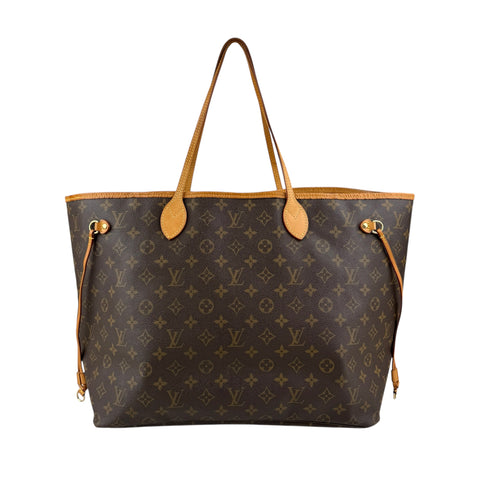 Louis Vuitton Neverfull Tote GM Brown Canvas Monogram