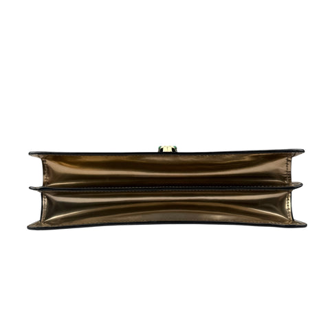 Bulgari Serpenti Forever Flap Cover in Metallic Leather