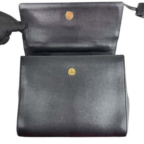 Saint Laurent Sac Musique Shoulder Bag Black