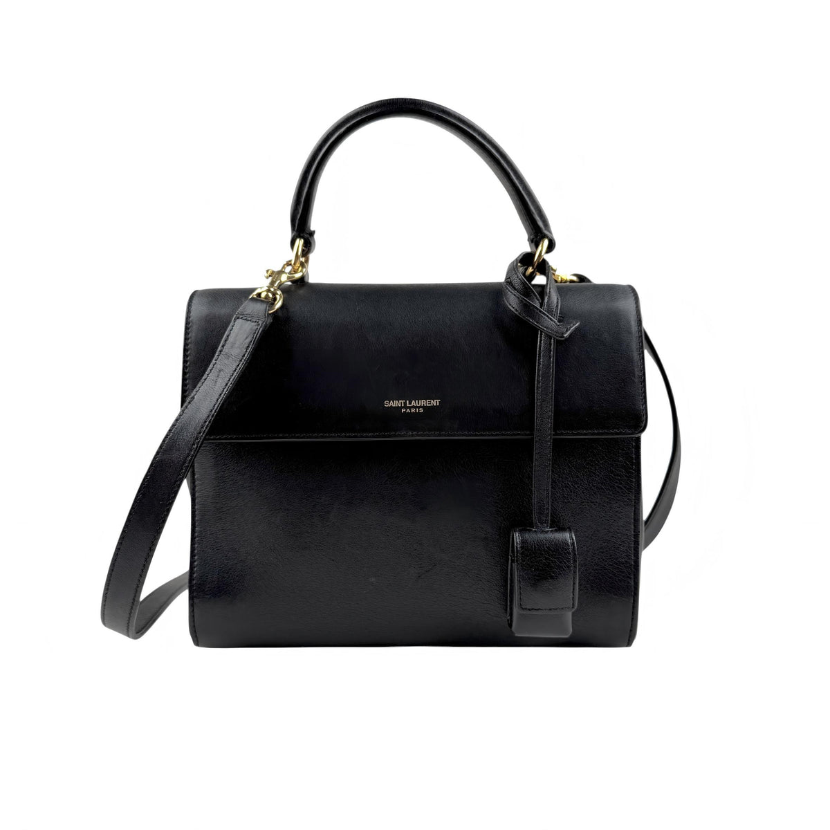 Saint Laurent Sac Musique Shoulder Bag Black