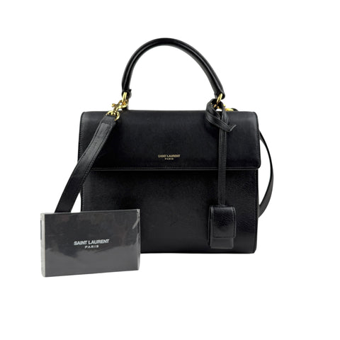 Saint Laurent Sac Musique Shoulder Bag Black