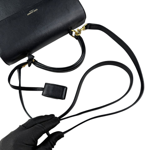 Saint Laurent Sac Musique Shoulder Bag Black