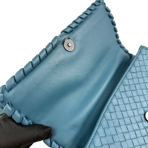 Bottega Veneta Nappa Intrecciato Olympia Shoulder Bag