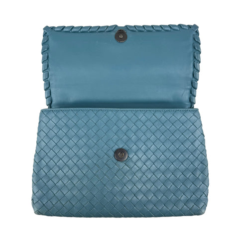 Bottega Veneta Nappa Intrecciato Olympia Shoulder Bag