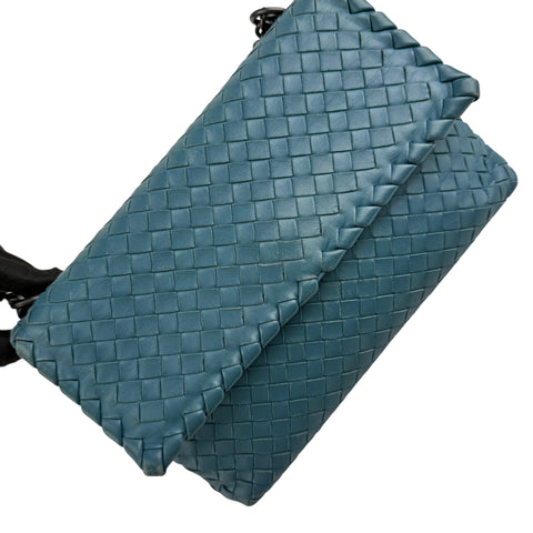 Bottega Veneta Nappa Intrecciato Olympia Shoulder Bag