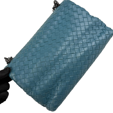 Bottega Veneta Nappa Intrecciato Olympia Shoulder Bag