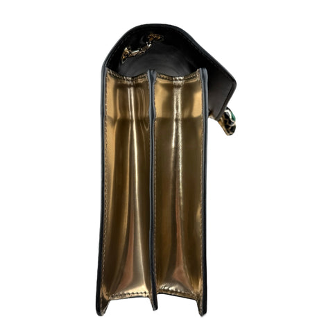 Bulgari Serpenti Forever Flap Cover in Metallic Leather