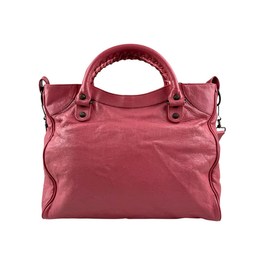Balenciaga Velo Classic Studs Bag Leather Medium City Bag