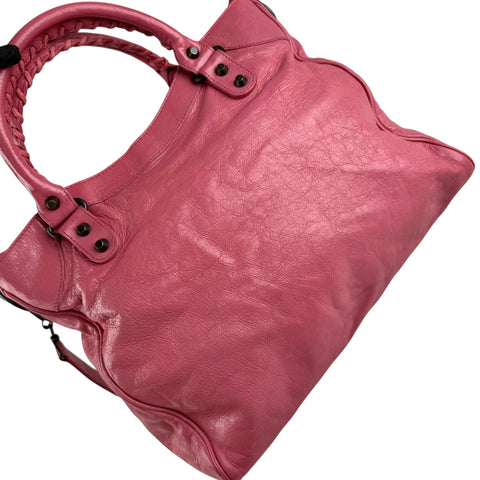 Balenciaga Velo Classic Studs Bag Leather Medium City Bag