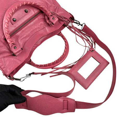 Balenciaga Velo Classic Studs Bag Leather Medium City Bag