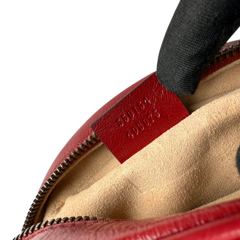 Gucci GG Marmont Round leather crossbody bag