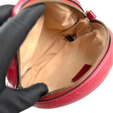 Gucci GG Marmont Round leather crossbody bag