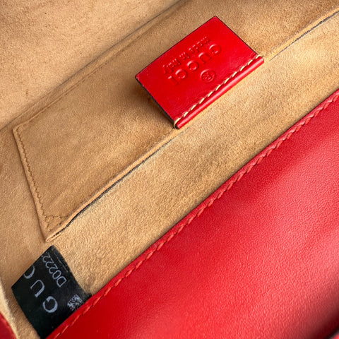 Gucci Sylvie Top Handle leather Shoulder Bag