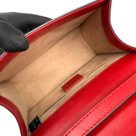 Gucci Sylvie Top Handle leather Shoulder Bag