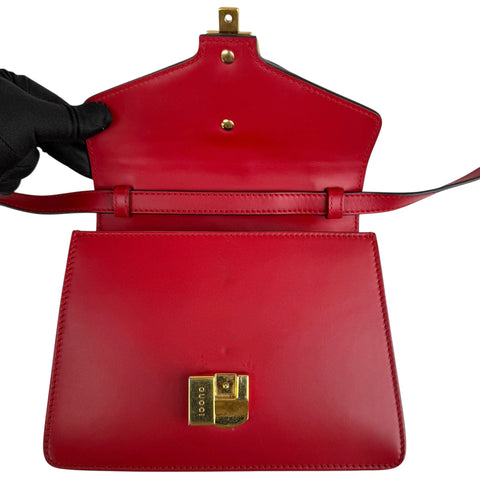 Gucci Sylvie Top Handle leather Shoulder Bag