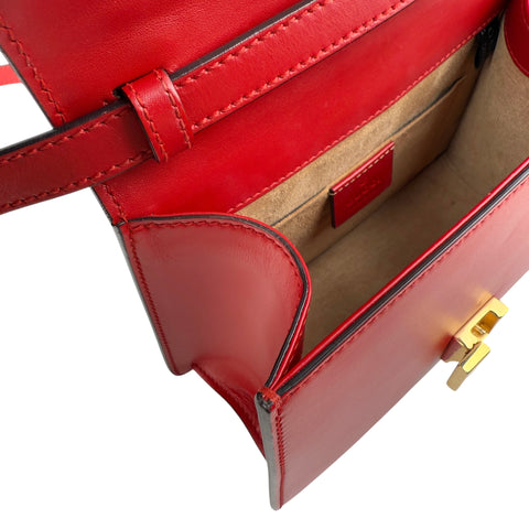 Gucci Sylvie Top Handle leather Shoulder Bag