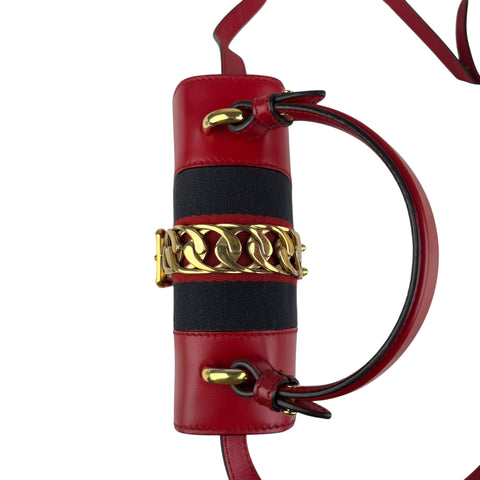 Gucci Sylvie Top Handle leather Shoulder Bag