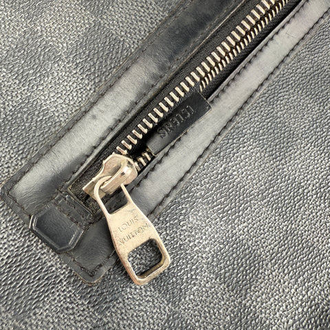 Louis Vuitton Damier Graphite Mick GM Leather Fabric Black Shoulder bag