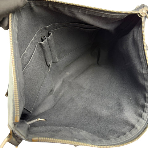 Louis Vuitton Damier Graphite Mick GM Leather Fabric Black Shoulder bag