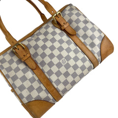 Pre-owned louis-vuitton-damier-azur-berkeley-bag
